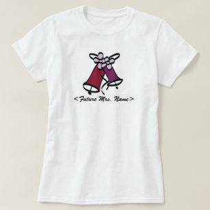 Framtiden, fru Bröllop Klockor T Shirt