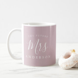 Framtiden, fru Lila Förlovning Gift Kaffemugg