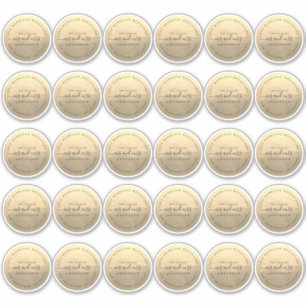 Framtiden, fru Returadress 2-tums etikett 30x