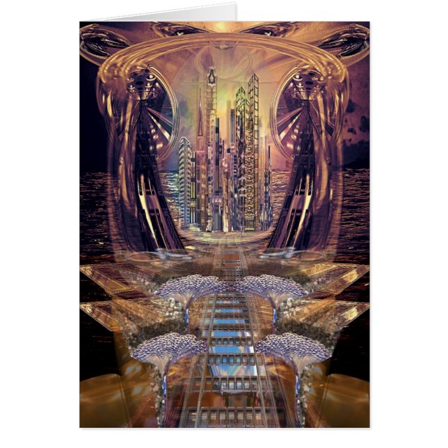 Framtiden Hälsningskort (Framsidan)