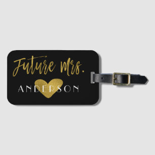 Framtiden, Märkrn Gold Foil Luggage Bag Bagagebricka