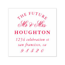 Framtiden Mr. & Mrs Bröllop Returadress