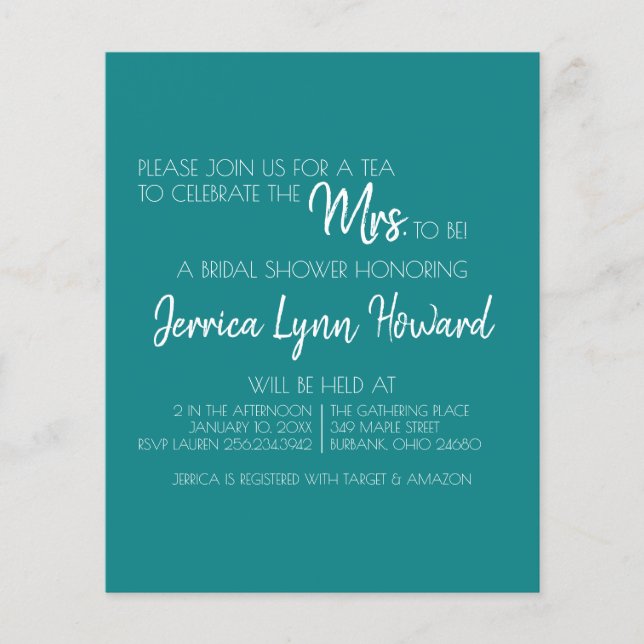 Framtiden Mr. & Mrs Möhippa Flyer (Framsidan)