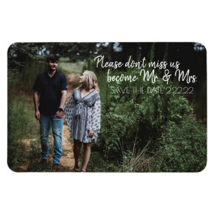 Framtiden Mr. & Mrs Spara datum Magnet