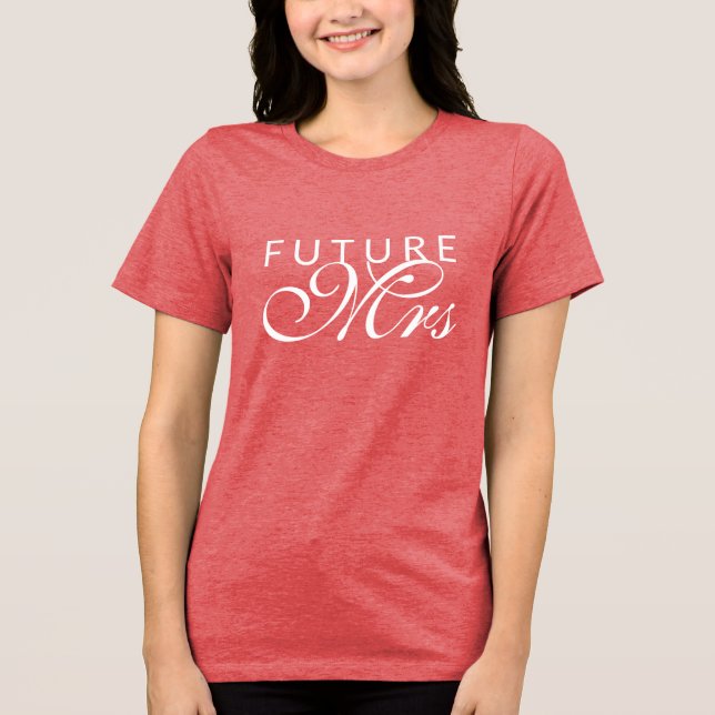 Framtiden Mrs. | Översikt T Shirt (Framsida)
