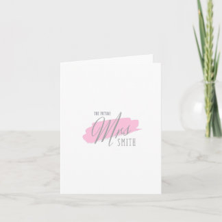 Framtiden, mrs Smith....Card-kort Kort