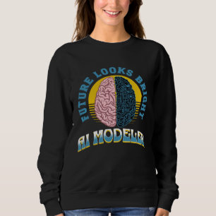 Framtiden Ser Ljus Ut Ai Modelleringsverktyg Högsk T Shirt