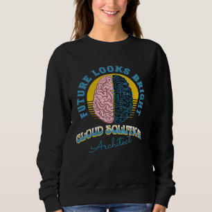 Framtiden ser ljus ut Molnlösningar Arkitekt Coll T Shirt