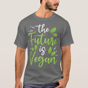 Framtiden styrs av Veggies Funny VIT T Shirt