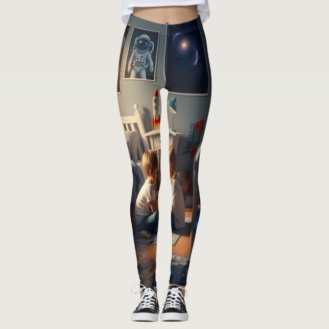 Framtiden tillhör oss! Flickors Leggings | Tights (Framsida)