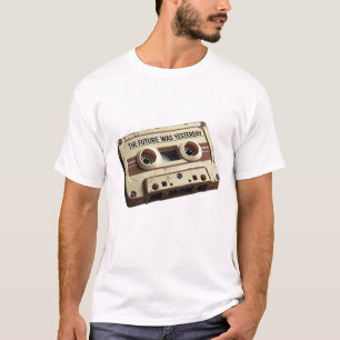 Framtiden var i går Vintagens Audio Cassette T Shirt