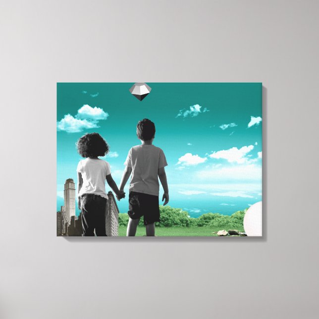 Framtidens barn canvastryck (Framsida)