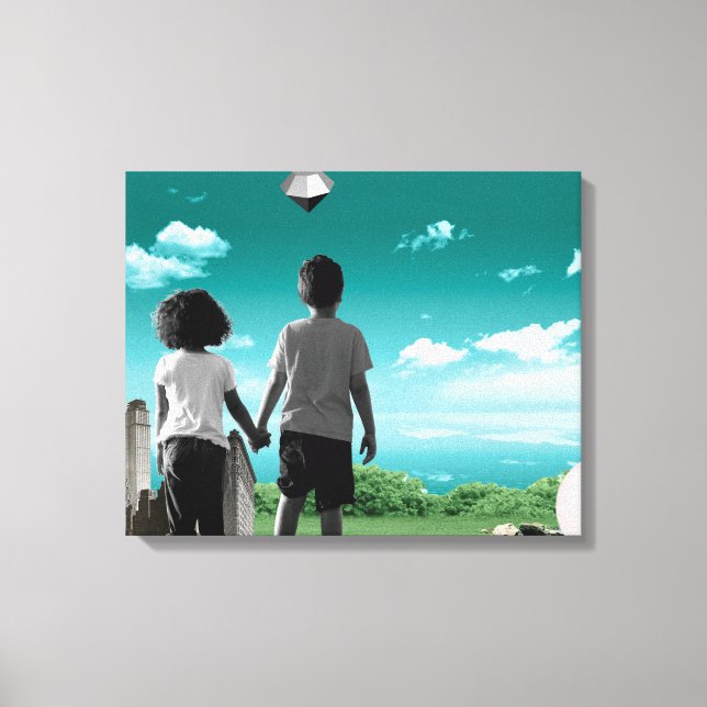 Framtidens barn canvastryck (Framsida)