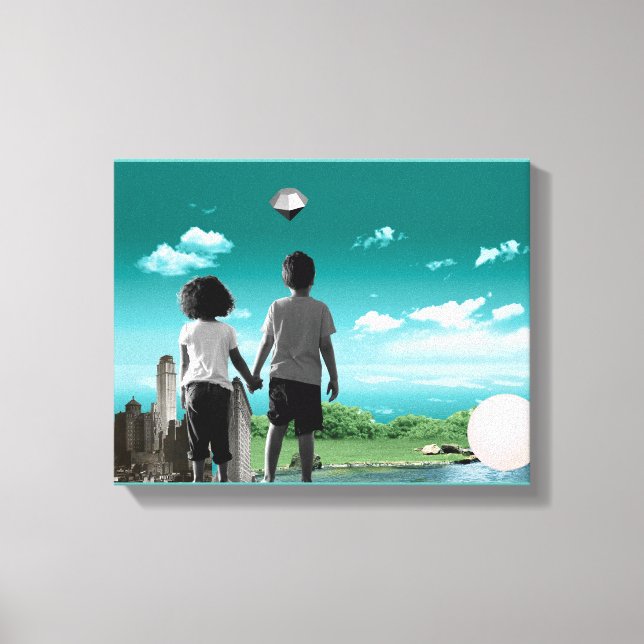 Framtidens barn canvastryck (Framsida)