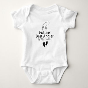 Framtidens bästa Angler i World Future Angler Baby T Shirt