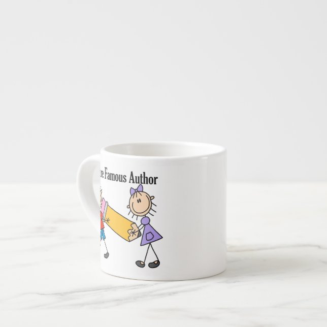 Framtidens Berömda Författare Espressomugg (Framsida vänster)