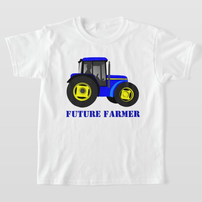 Framtidens blåbonde tee shirt (Laydown)