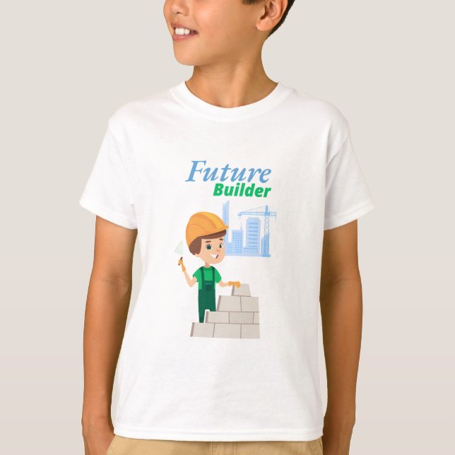 Framtidens byggare t shirt (Framsida)