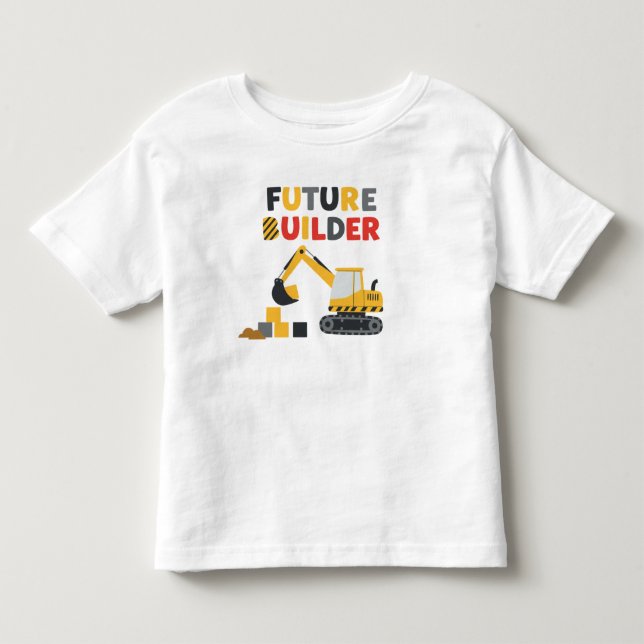 Framtidens Byggfordon T Shirt (Framsida)