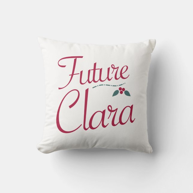 Framtidens Clara Nötknäppare Kudde (Framsida)
