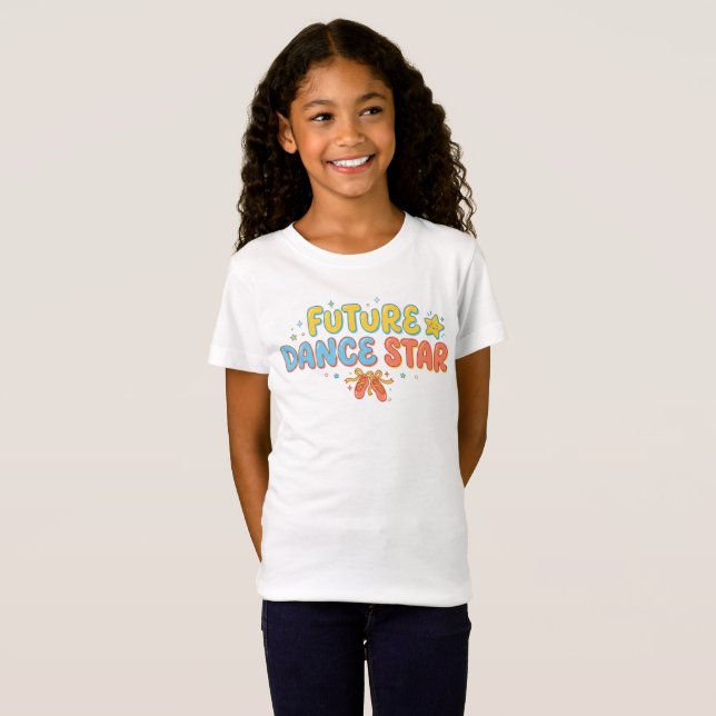 Framtidens dansstjärna  t shirt (Hel framsida)