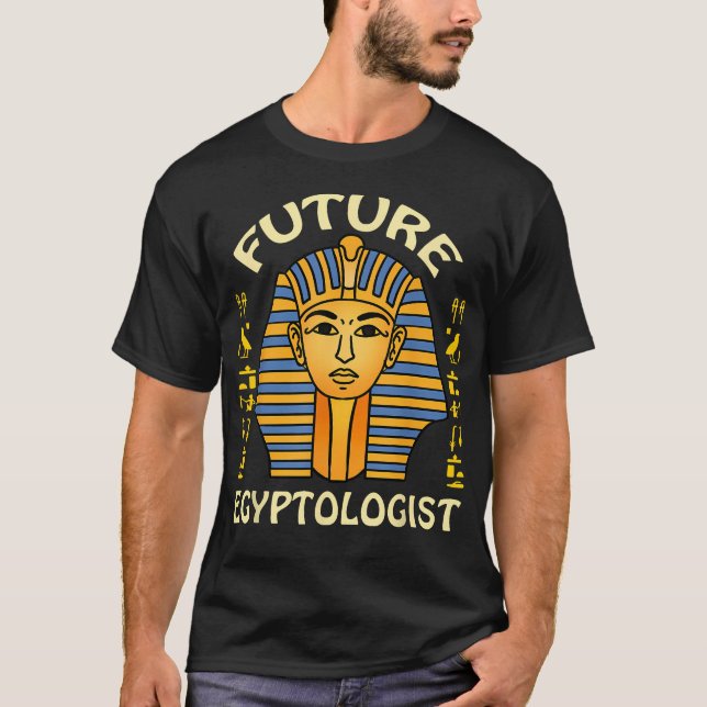 Framtidens Egyptolog Forntida T Shirt (Framsida)