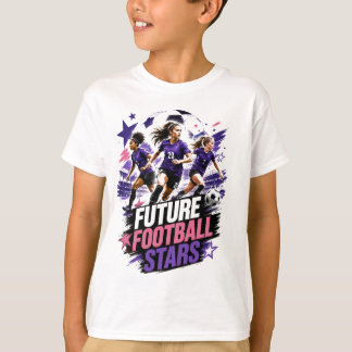 Framtidens fotbollsstjärnor Kvinnors fotboll Inspi T Shirt