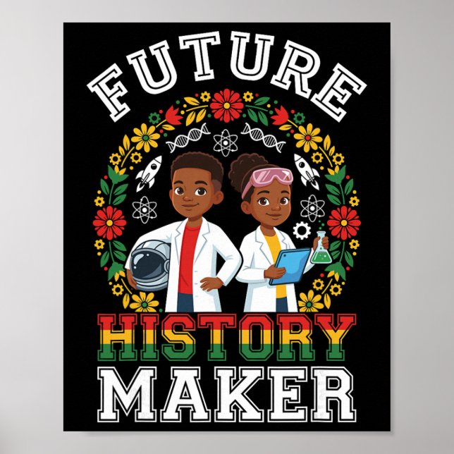 Framtidens historieförfattare Svarta historiemånad Poster (Framsidan)