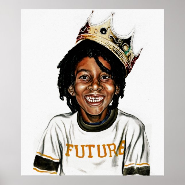 Framtidens kung poster (Framsidan)