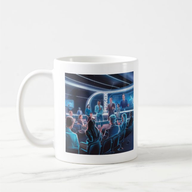 Framtidens ledare: Virtuellt ledarskap Kaffemugg (Vänster)