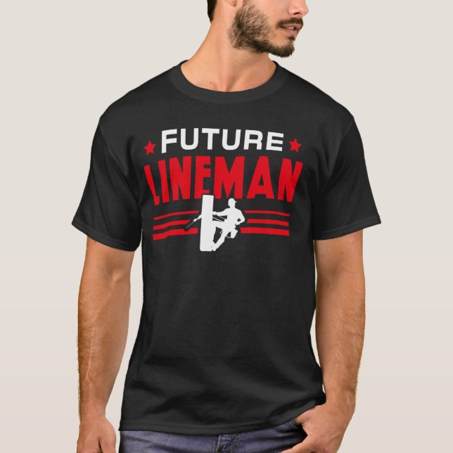 Framtidens Linjearbetare El T Shirt (Framsida)