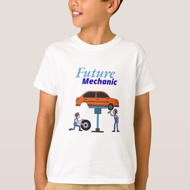 Framtidens Mekaniker T Shirt (Framsida)