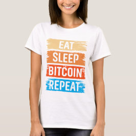 Framtidens Miljonär Bitcoin Humor Kryptovaluta T Shirt