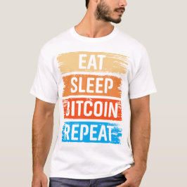 Framtidens Miljonär Bitcoin Humor Kryptovaluta T Shirt