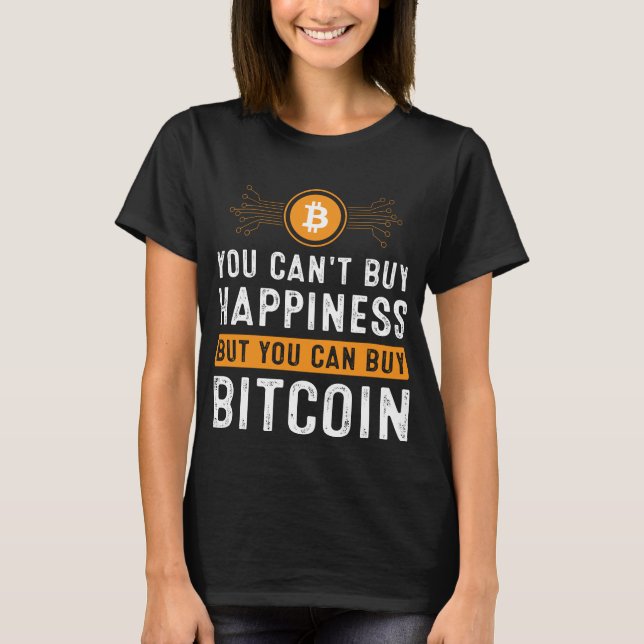 Framtidens Miljonär Bitcoin Humor Kryptovaluta  T Shirt (Framsida)