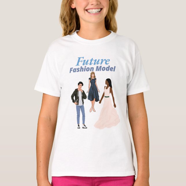 Framtidens modemodell t shirt (Framsida)