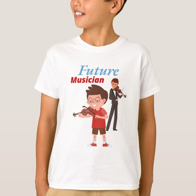 Framtidens Musiker T Shirt (Framsida)