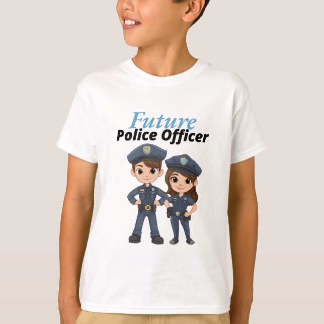 Framtidens Polisman T Shirt (Framsida)