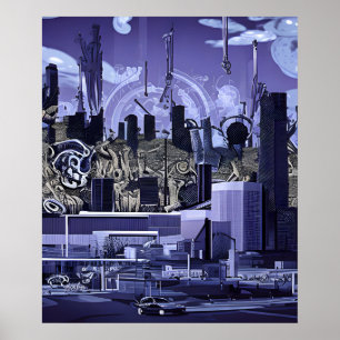 Framtidens stad poster