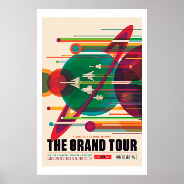 Framtidens storslagna - NASA-visioner Poster (Framsidan)