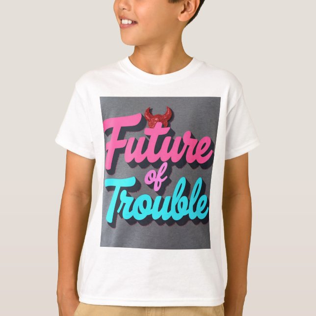 Framtidens Trubbel T Shirt (Framsida)