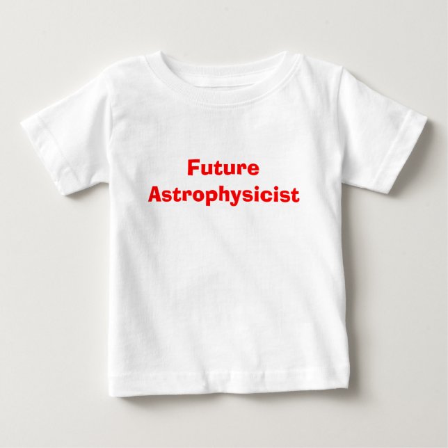 Framtidig astrofysiker t-shirt (Framsida)