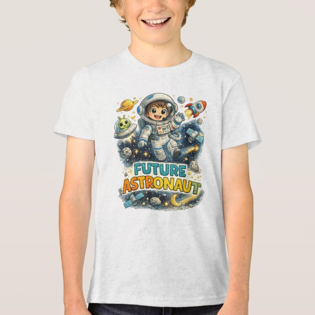 Framtidig Astronaut T Shirt (Framsida)