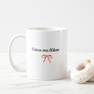 Framtidig fru kaffemugge Engagerad brud att vara p Kaffemugg