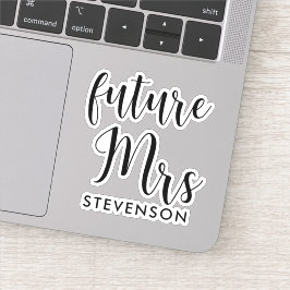 Framtidig fru personlig klistermärken