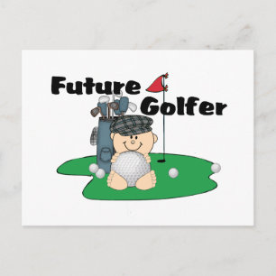Framtidig Golfspelare Vykort