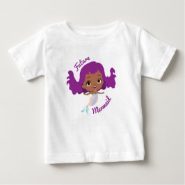 Framtidig Havfrue Afro Amerikansk Söt T Shirt