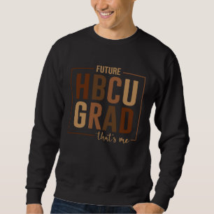 Framtidig HBCU-examen Det är jag examen Afro Colle Lång Ärmad Tröja