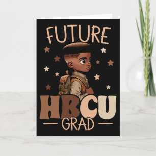 Framtidig Hbcu-examen Historia Svart Pojke Examen Kort