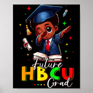 Framtidig Hbcu-examen Historia Svart Pojke Examen Poster